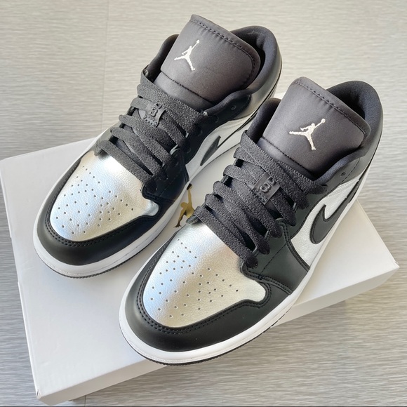 Air Jordan 1 Low Silver Toe W - Picture 2 of 4